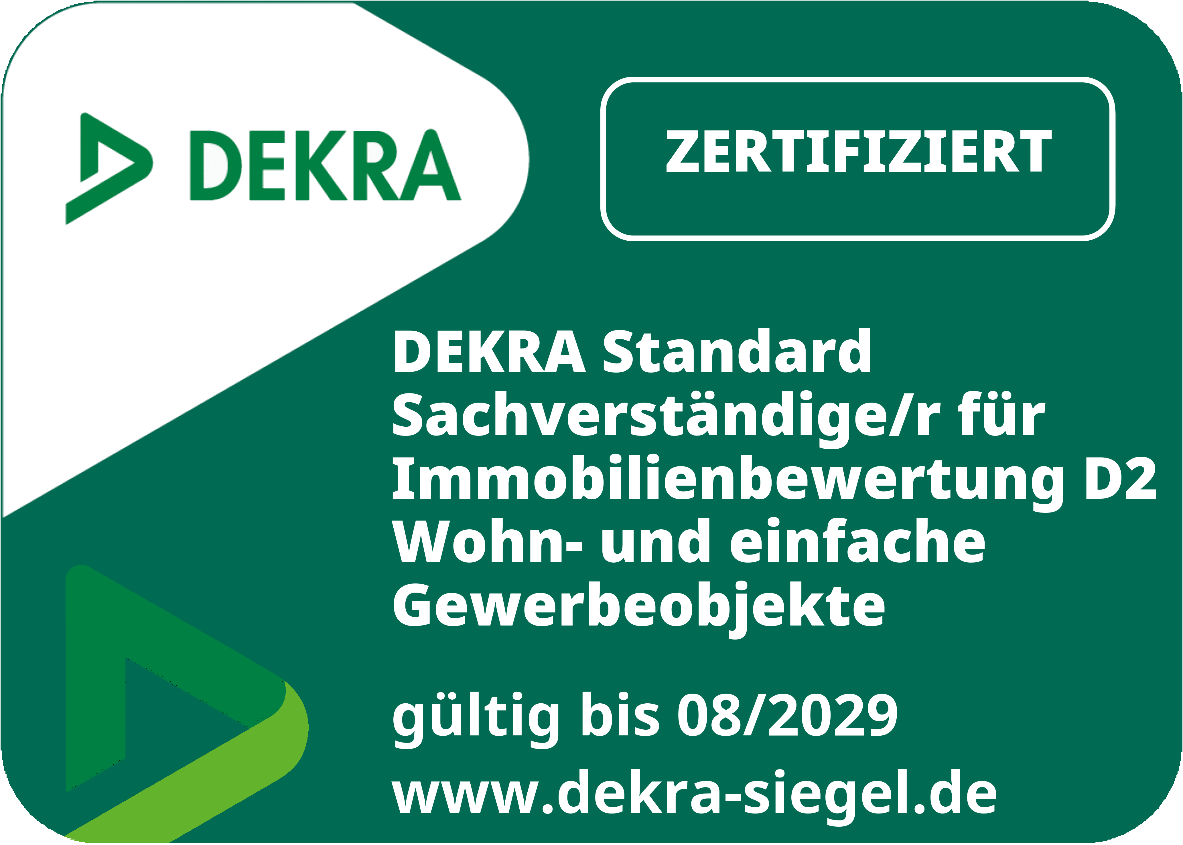 DEKRA Zertifikat